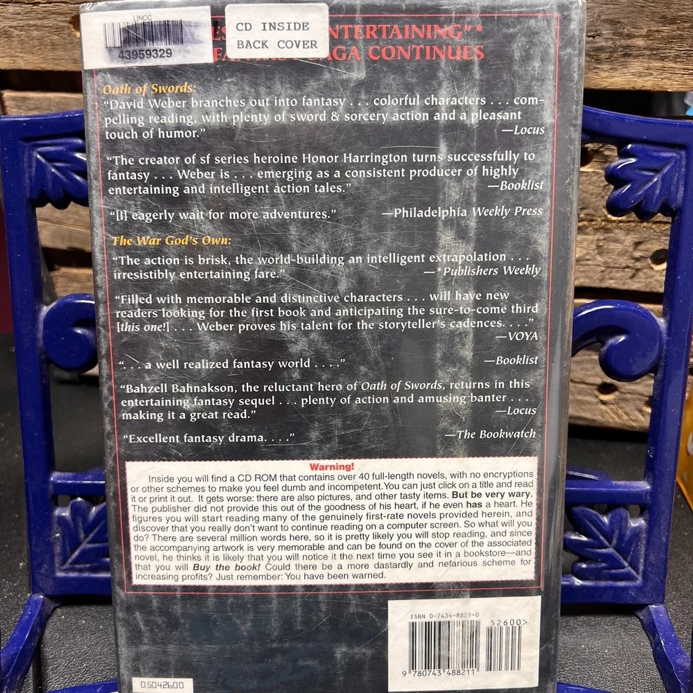 Wind Riders Oath, David Weber‎ Book Three in War God series, includes CD. 2004